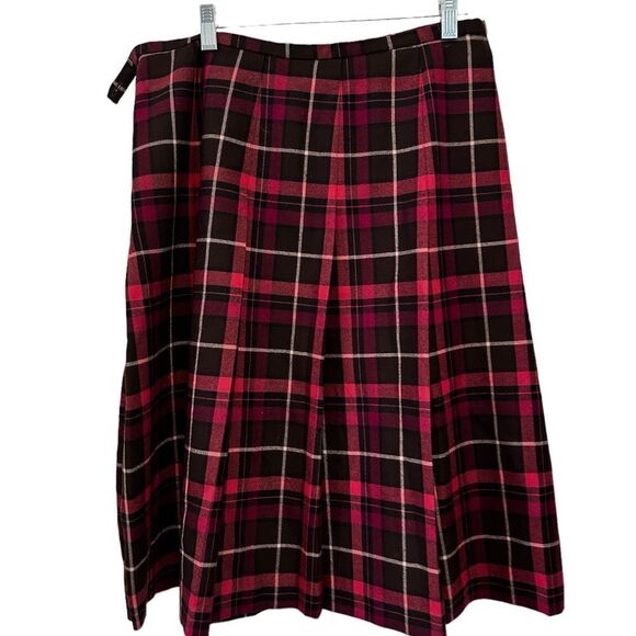 Pendleton wool tartan pleats and fully lined size 12 - Picture 1 of 7